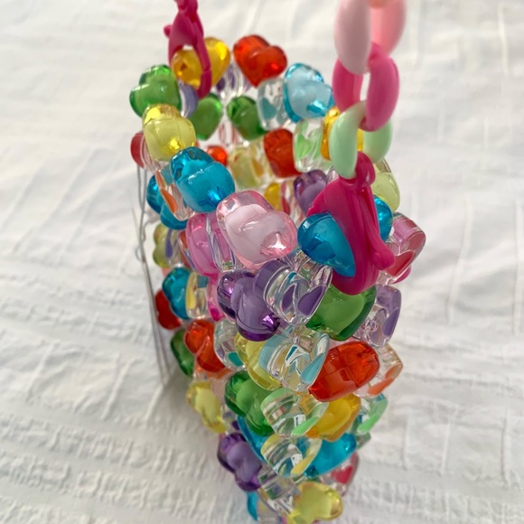 Lola + The Boys Rainbow Candy Heart Girls Purse - Picture 4 of 4